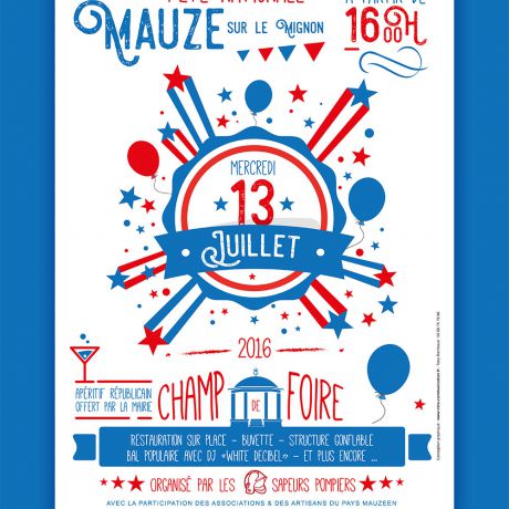 image : affiche 14 juillet 2016